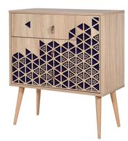 Komoda Kalune Design Dresser 3431, ąžuolo spalvos/violetinė