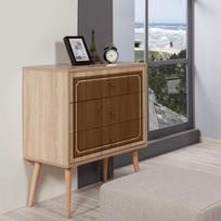 komoda azuolo spalvos - Komoda Kalune Design Dresser 3438, ąžuolo spalvos/ruda - 5 nuotrauka