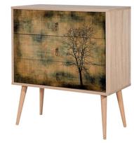 Komoda Kalune Design Dresser 3408, ąžuolo spalvos/įvairiaspalvė