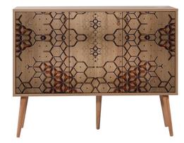 Komoda Kalune Design 863 (VII), 120 cm, ąžuolo spalvos/ruda
