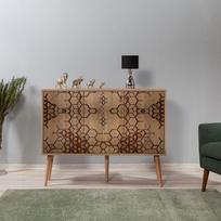 komoda 120 - Komoda Kalune Design 863 (VII), 120 cm, ąžuolo spalvos/ruda - 5 nuotrauka