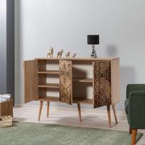 komoda 120 - Komoda Kalune Design 863 (VII), 120 cm, ąžuolo spalvos/ruda - 7 nuotrauka