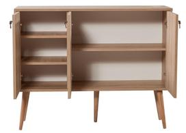 komoda 120 - Komoda Kalune Design 863 (VII), 120 cm, ąžuolo spalvos/žalia - 2 nuotrauka