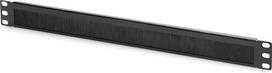 Digitus 1U cable brush management panel open brush DN-97661 Black