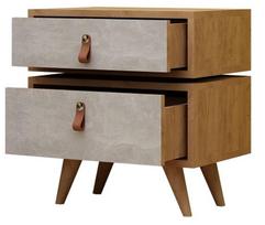 Naktinė spintelė Kalune Design Olenj, ruda