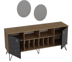 konsole staliukas juodas - Kalune Design Konsolė Lorenz Ayna - 2 nuotrauka