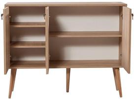 komoda melyna - Komoda Kalune Design 863 (VII), 120 cm, ąžuolo spalvos/tamsiai mėlyna - 2 nuotrauka