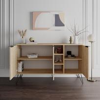 tv komoda - Kalune Design Konsolė Clara Console - Oak - 3 nuotrauka