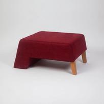 taburetes ir - Pufas Kalune Design Tuffet 043, tamsiai raudonas - 3 nuotrauka