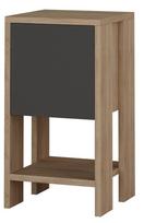 Naktinis staliukas Kalune Design 776 (I), 55 cm, pilkas/rudas