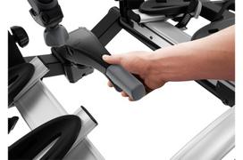 laikikliai 3 dviraciu ant kablio - Automobilinis dviračių laikiklis Thule VeloCompact 3 dviračiams - 5 nuotrauka