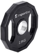 svoriai 2.5kg - Guma padengtas olimpinis svoris 50mm inSPORTline Ruberton 2.5kg - 2 nuotrauka
