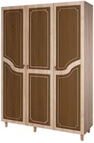 Spinta Kalune Design Wardrobe 863 (VI), 135 cm, ąžuolo spalvos/tamsiai ruda