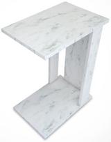 Šoninis staliukas Kalune Design Pasific C Sehpa, baltas/juodas