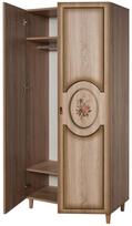 spinta - Spinta Kalune Design Wardrobe 863 (I), 90 cm, ąžuolo spalvos/tamsiai ruda - 2 nuotrauka
