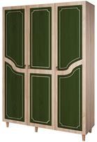 Spinta Kalune Design Wardrobe 863 (VI), 135 cm, ąžuolo spalvos/tamsiai žalia