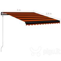 Automatinė ištraukiama markizė, 300x250 cm, ruda