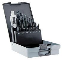 Sriegiklių ir grąžtų rinkinys Tivoly M3-M12 + 7 TSX HSS drills, hss