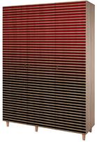 Spinta Kalune Design Wardrobe 863 (VI), 135 cm, raudona
