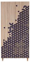 Spinta Kalune Design Wardrobe 869 (IV), 90 cm, ąžuolo spalvos/mėlyna