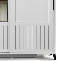 drabuzine - Kalune Design Drabužinė Pasific Home Fuga - 180 Parlak Beyaz Dolap - 4 nuotrauka