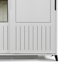 spintos drabuzines - Kalune Design Drabužinė Pasific Home Fuga - 130 Parlak Beyaz Dolap - 4 nuotrauka