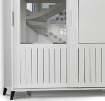 spintos drabuzines - Kalune Design Drabužinė Pasific Home Fuga - 190 Parlak Beyaz Dolap - 3 nuotrauka