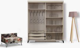 spintos drabuzines - Kalune Design Drabužinė Pasific Home Fuga - 150 Meşe Dolap - 2 nuotrauka