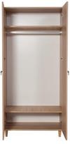 tamsios spintos - Spinta Kalune Design Wardrobe 869 (IV), 90 cm, tamsiai mėlyna/ąžuolo spalvos - 3 nuotrauka