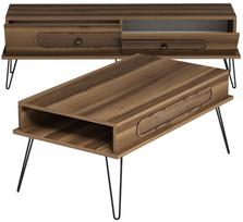 Kalune Design Svetainės baldų rinkinys Ekol - Walnut