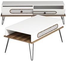 Kalune Design Svetainės baldų rinkinys Ekol - Baltas