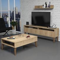 Kalune Design Svetainės baldų rinkinys Best - Oak