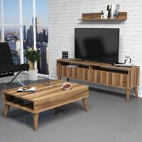 Kalune Design Svetainės baldų rinkinys Best - Walnut