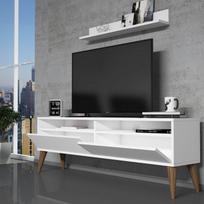 svetaines staliukas - Kalune Design Svetainės baldų rinkinys Best - Baltas - 2 nuotrauka
