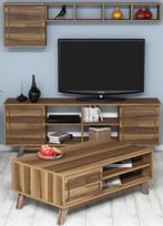 Kalune Design Svetainės baldų rinkinys Ayla - Walnut, Walnut