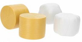 Priedas Bruder Round Hay Bales 02345 4pcs, balta/geltona