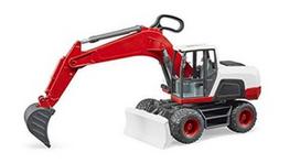 excavatore - Sunkioji technika Bruder Mobile Excavator 03411, raudona - 1 nuotrauka
