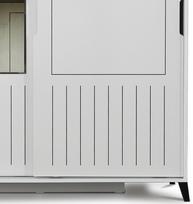 spintos drabuzines - Kalune Design Drabužinė Pasific Home Fuga - 120 Parlak Beyaz Dolap - 4 nuotrauka