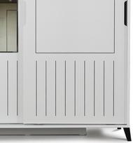 drabuzine - Kalune Design Drabužinė Pasific Home Fuga - 160 Parlak Beyaz Dolap - 4 nuotrauka