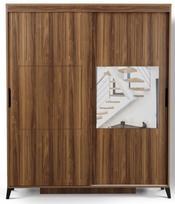 150 cm spinta - Kalune Design Drabužinė Pasific Home Fuga - 150 Ceviz Dolap - 1 nuotrauka