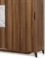 150 cm spinta - Kalune Design Drabužinė Pasific Home Fuga - 150 Ceviz Dolap - 6 nuotrauka