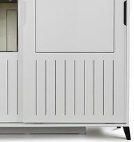 drabuzine - Kalune Design Drabužinė Pasific Home Fuga - 140 Parlak Beyaz Dolap - 4 nuotrauka