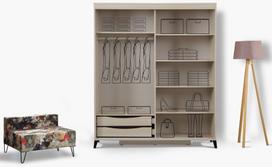 spintos drabuzines - Kalune Design Drabužinė Pasific Home Fuga - 190 Meşe Dolap - 6 nuotrauka