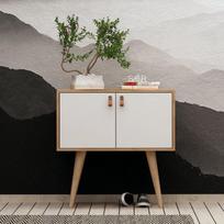 80 cm tv - Kalune Design Konsolė Rebecca - 3 nuotrauka