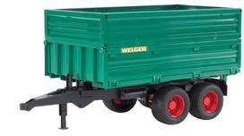 priekabos senukai - Priekaba Bruder Tipping Trailer 02010, žalia - 1 nuotrauka