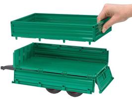 priekabos senukai - Priekaba Bruder Tipping Trailer 02010, žalia - 4 nuotrauka