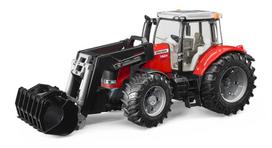 7600 - Sunkioji technika Bruder Massey Ferguson 7624, balta - 1 nuotrauka