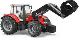 7600 - Sunkioji technika Bruder Massey Ferguson 7624, balta - 2 nuotrauka