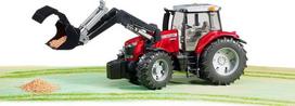 7600 - Sunkioji technika Bruder Massey Ferguson 7624, balta - 4 nuotrauka