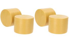 Priedas Bruder Round Hay Bales 02344 4pcs, geltona